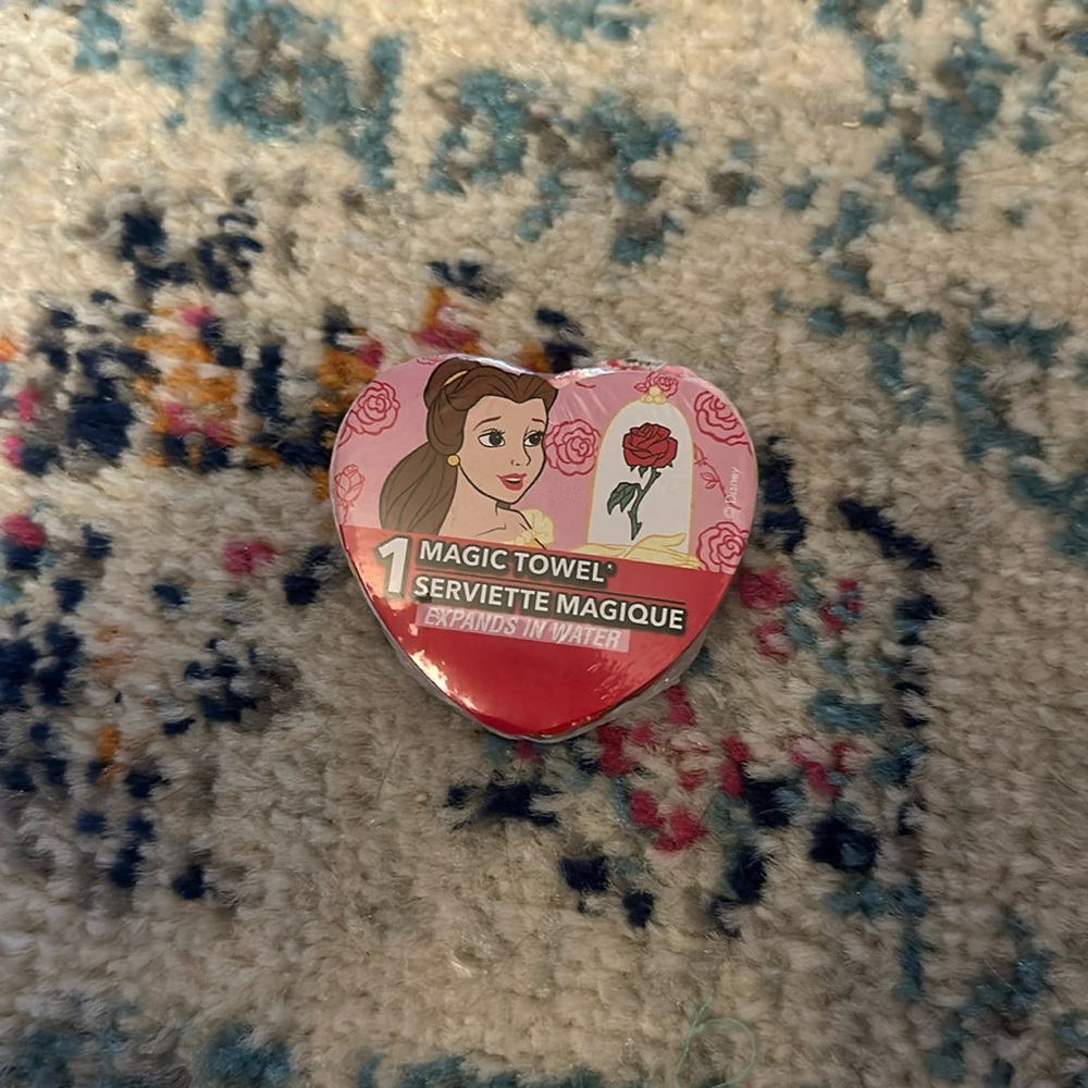 Disney Princess Belle magic towel expands in water